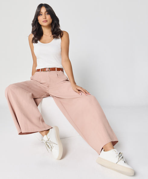 White Rib Cami Top